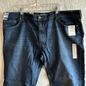 New Signature Gold by Levi’s Strauss Men’s Relaxed Blue Jeans Size 46X30